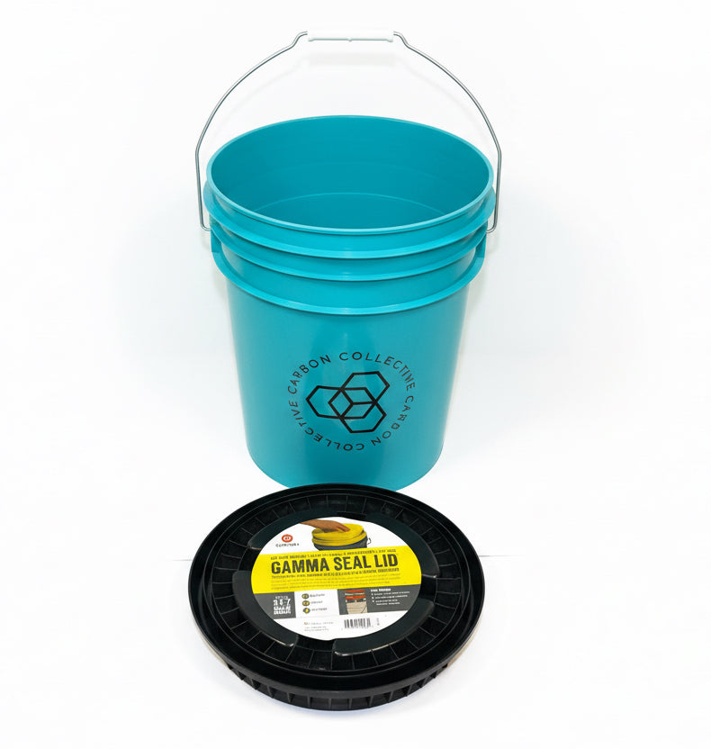 Carbon Collective - Signature Teal Bucket & Gamma Seal Lid