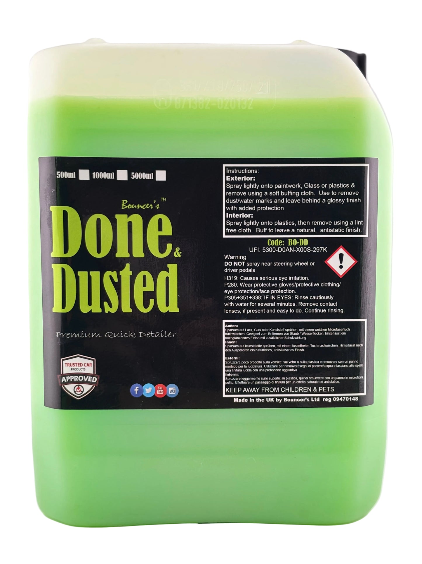 Bouncer's - Done & Dusted Quick Detailer Gloss Enhancer