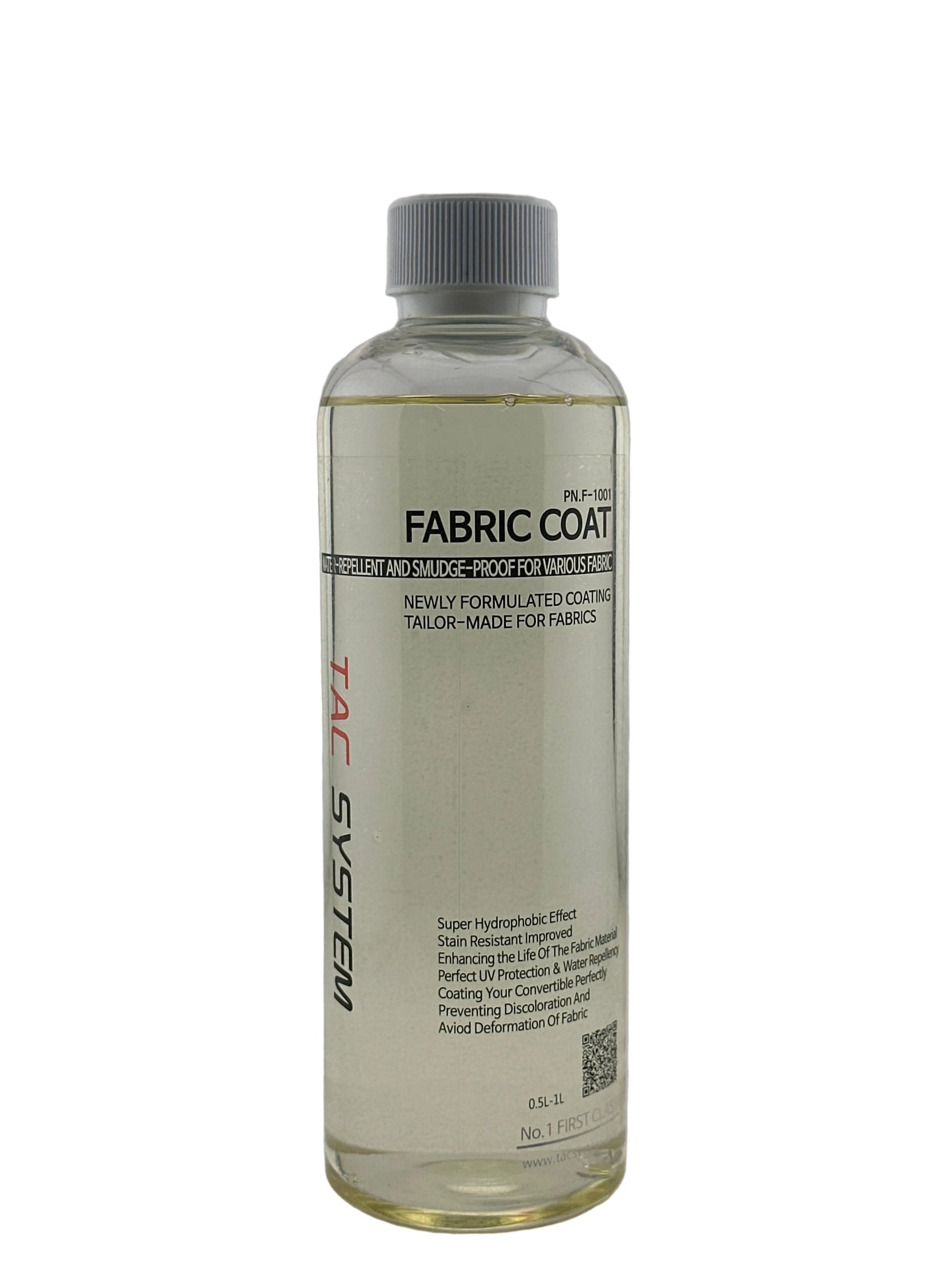 TAC System - Fabric Coat - Hydrophobic, UV Protection, Stain Resistant