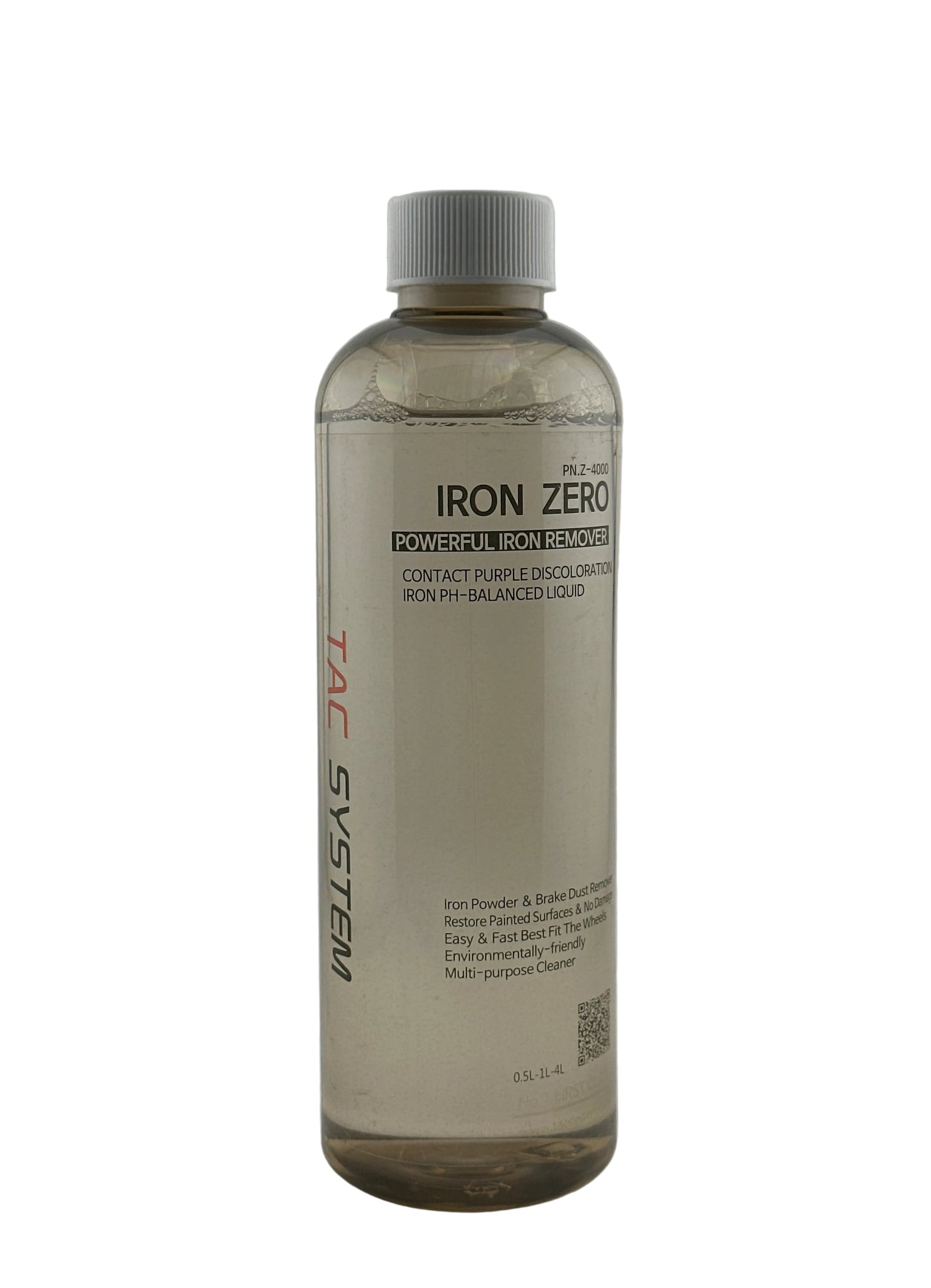 TAC System - Iron Zero - pH Neutral, De-Ironiser, Brake Dust and Fallout Remover