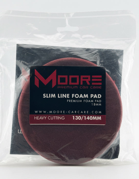 Moore - Maroon Slimline Heavy Cutting Pad
