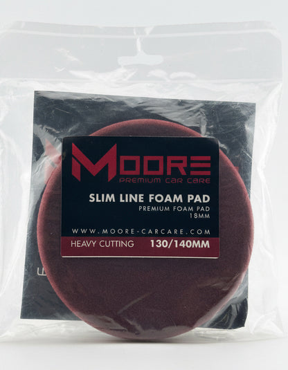 Moore - Maroon Slimline Heavy Cutting Pad