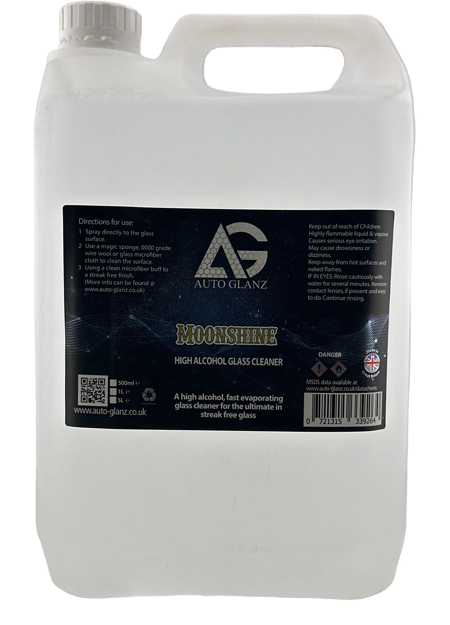 Auto Glanz - Moonshine - Streak Free Glass Cleaner
