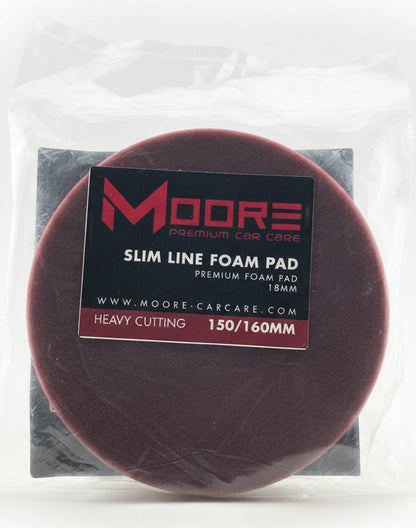 Moore - Maroon Slimline Heavy Cutting Pad