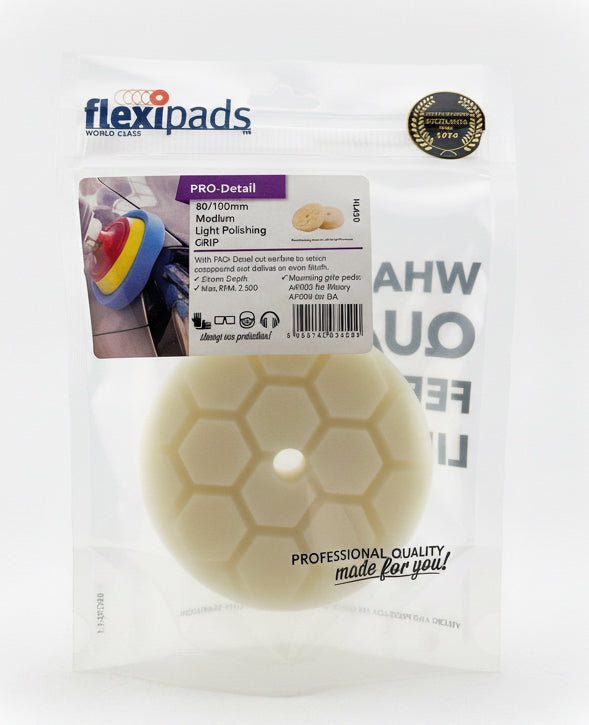Flexipads - PRO-DETAIL Cream Medium Light Polishing Pad