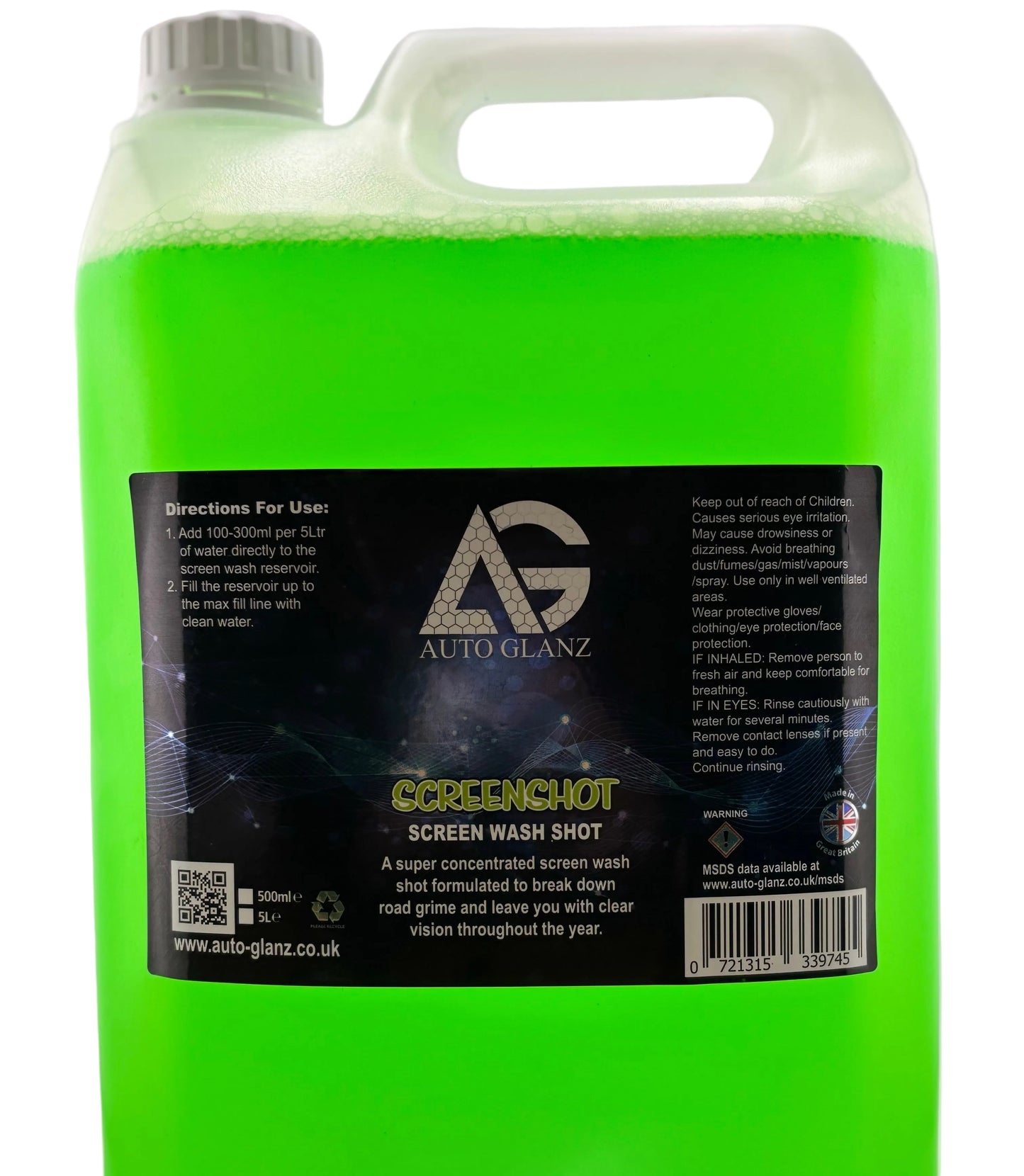 Auto Glanz - Screenshot - Screen Wash Concentrate