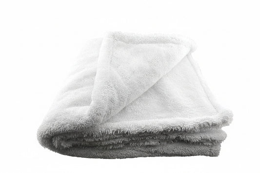 In2Detailing - Korean Microfibre Dual Twisted Pile Drying Towel 1400gsm (White)