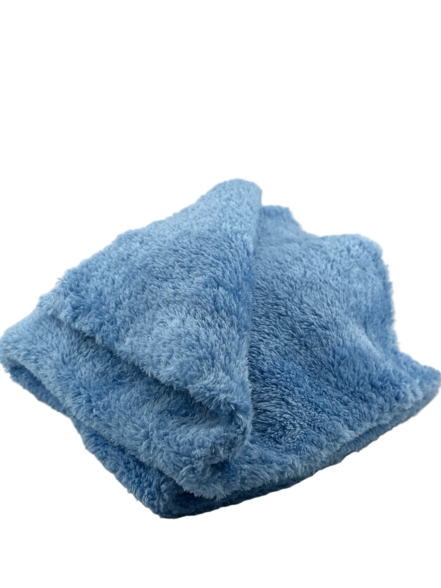 In2Detailing - Super Plush 470gsm Blue Microfibre Edgeless Korean Car Detailing Cloth