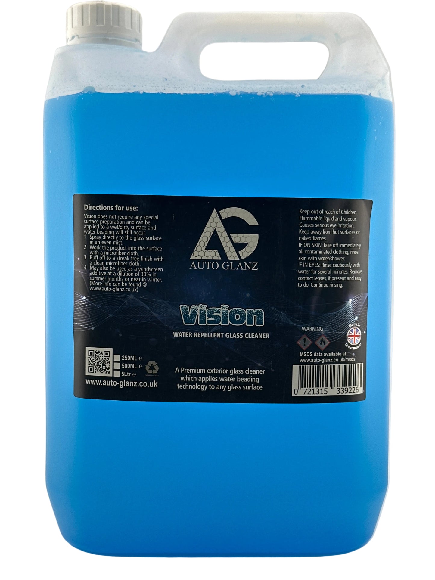Auto Glanz - Vision - Water Repellant Glass Cleaner