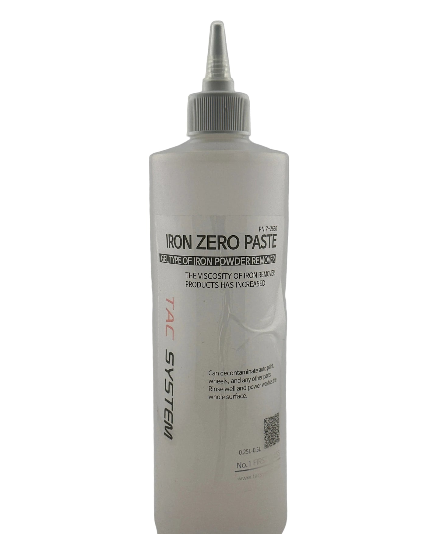 TAC System - Iron Zero Paste - pH Neutral, De-Ironiser, Brake Dust and Fallout Remover