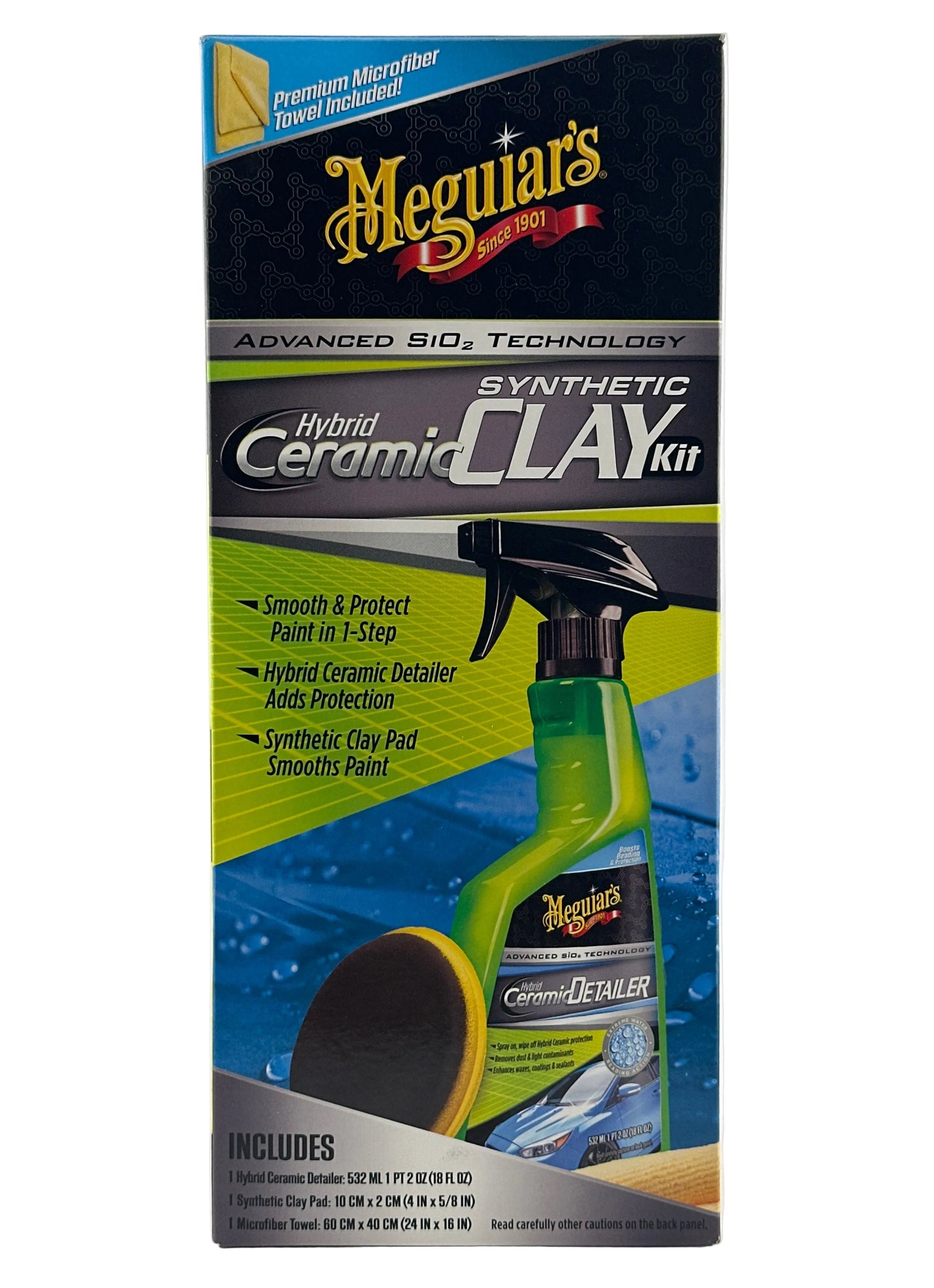Meguiar's - Hybrid Ceramic Synthetic Clay Kit
